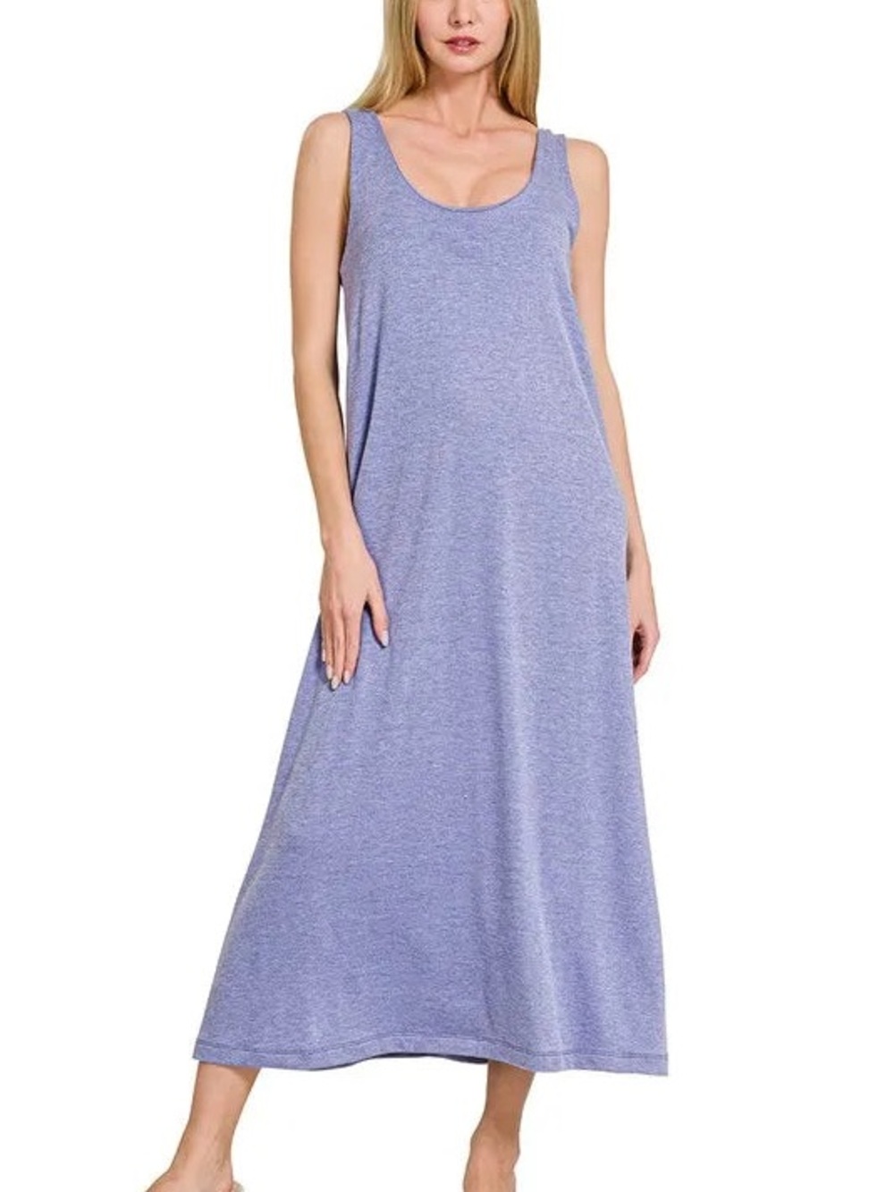 Zenana Twisted Strap Midi Dress